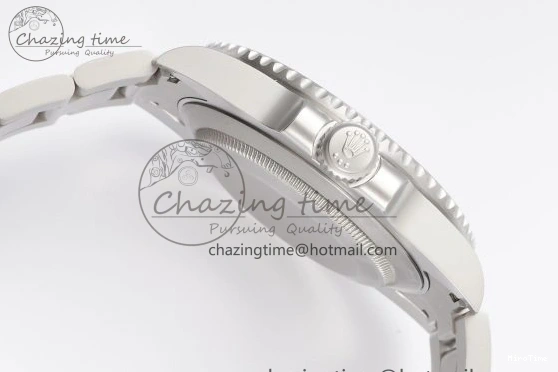 MiroTime 0104 Submariner Sandblasted DIWF Best Edition White Bezel Pink Dial Dial on SS Bracelet VR TravelReady 2066